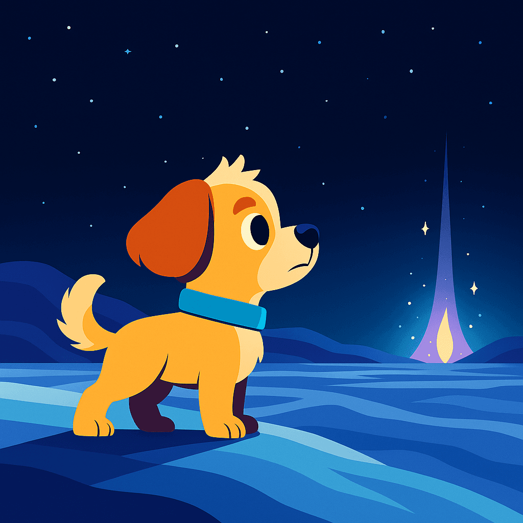 Max takes a brave step into the unknown, drawn toward a mysterious light on Pluto.