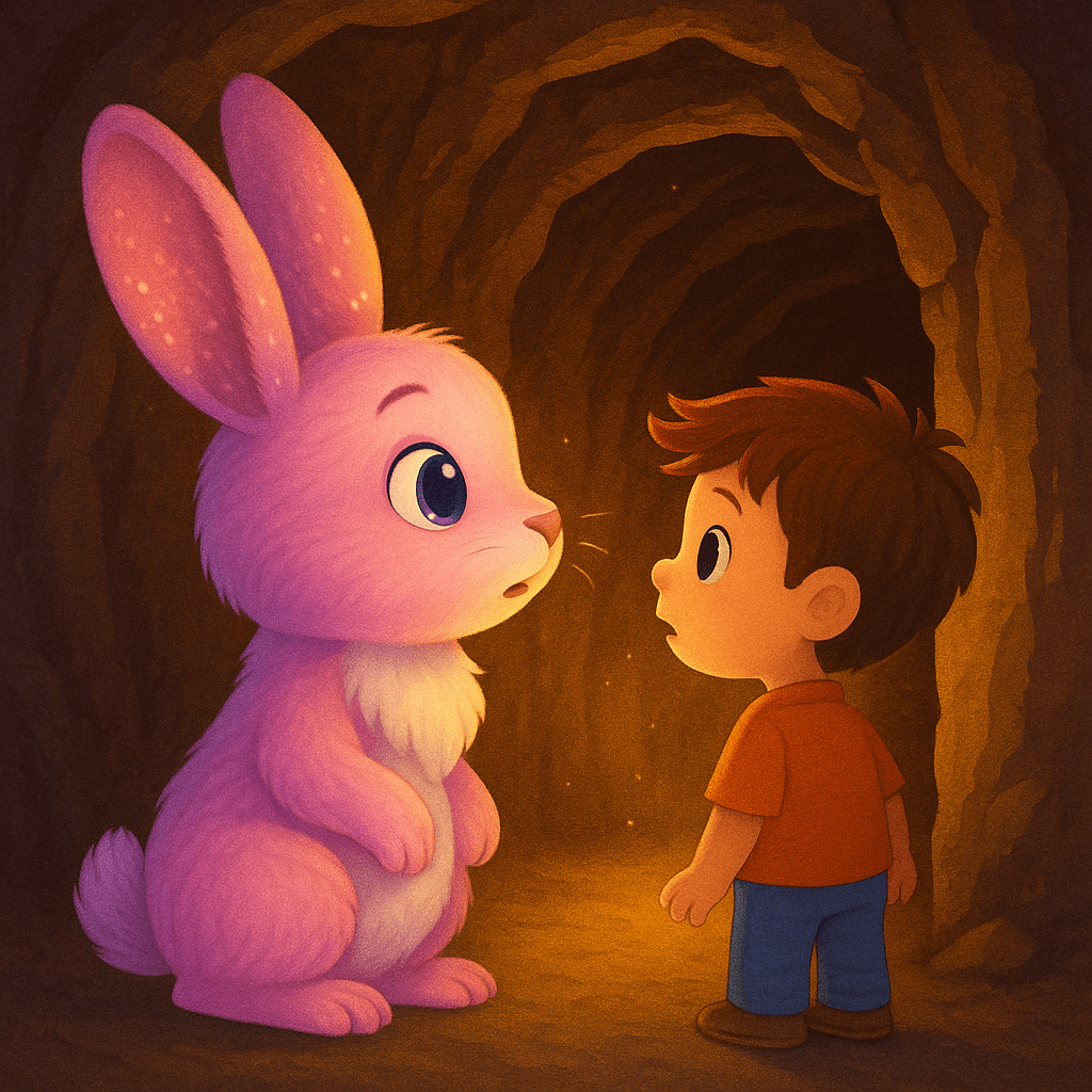 Lila and Jamie stand before the glowing doorway, ready to uncover hidden wonders.