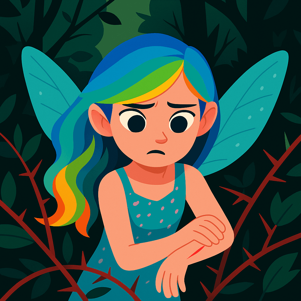 A flock of sparrows startled up as she brushed past a stand of brambles. Mila winced as a thorn snagged her sleeve.