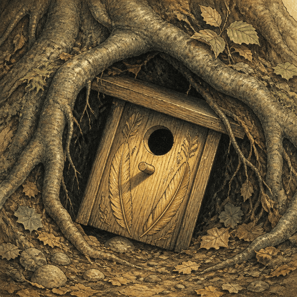 A birdhouse.