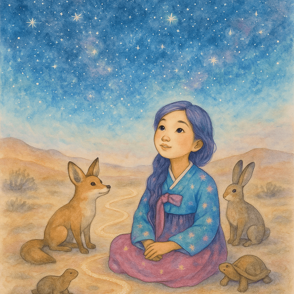 The patterns seemed to twist and shift, forming a path deeper into the night. What secrets did the desert keep, waiting to be found under starlight?