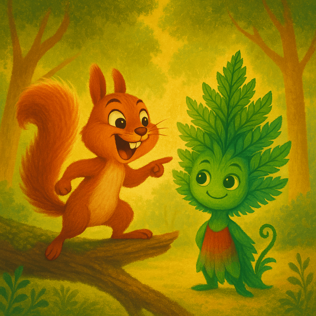 Squeaky eager to explore the magic and uncover the secret behind the song.