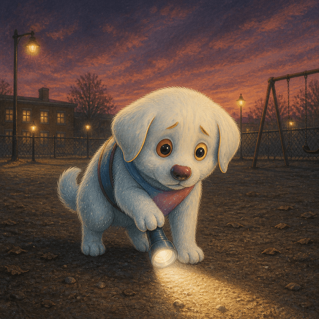 “After the last bell, the three of them lingered longer than they meant to—until the sky had turned the color of bruised peaches and the schoolyard lights flickered like tired fireflies. Miran clicked the flashlight on and off once, as if testing whether it would obey him.”