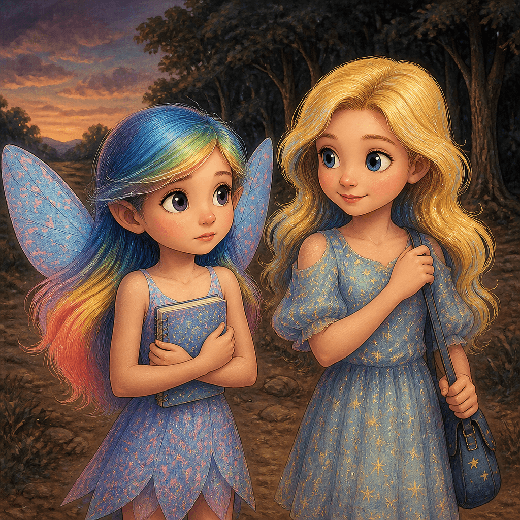 “Mila held her notebook against her chest. “We write down what we find,” she reminded them, voice trying to sound brave. Elsa adjusted the strap of her bag and nodded toward the dark line of trees ahead.”