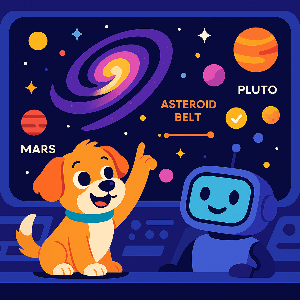 Max traced the path with his finger, marveling at each discovery. It felt like secrets of the universe were unfolding just for him.