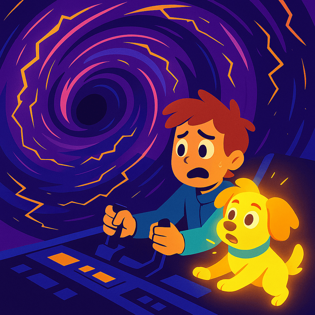 Just as understanding dawned, the ship shuddered violently. The veil’s light warped into a spiraling vortex.