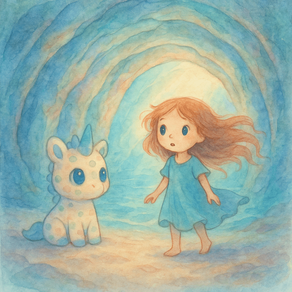 Lumina blinked, her eyes wide as the strange light faded gently ahead.