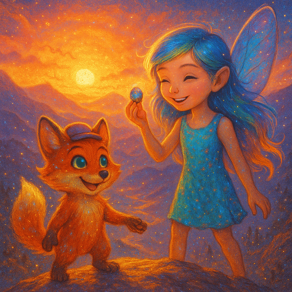 As they stood, the sun crowned the peak, washing the world in gold. Mila tucked a single sparkling stone into her pocket, a keepsake of courage and curiosity.