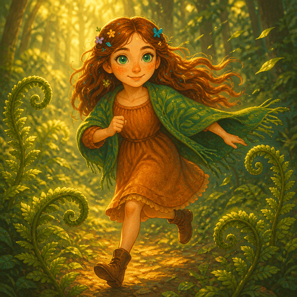 Mila skipped two steps forward—then the wind found her.