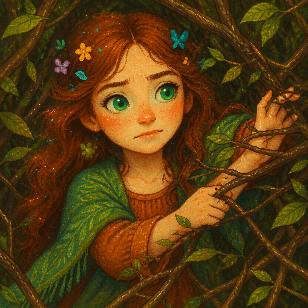 The branches snagged her fingers. The bush was thicker than it looked, and the map was nowhere in sight.