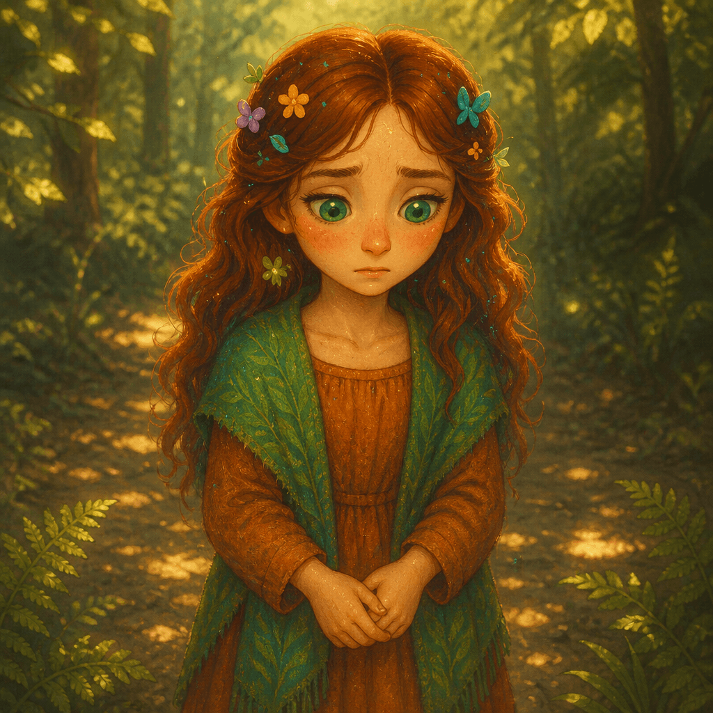 Mila swallowed a worried lump in her throat. She felt small in the Forest, even though the Forest was usually kind.