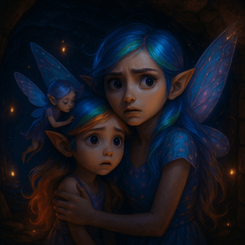 Suddenly, a deep roar thundered through the tunnel, shaking the fairy lights until they flickered. Mila’s chest tightened.