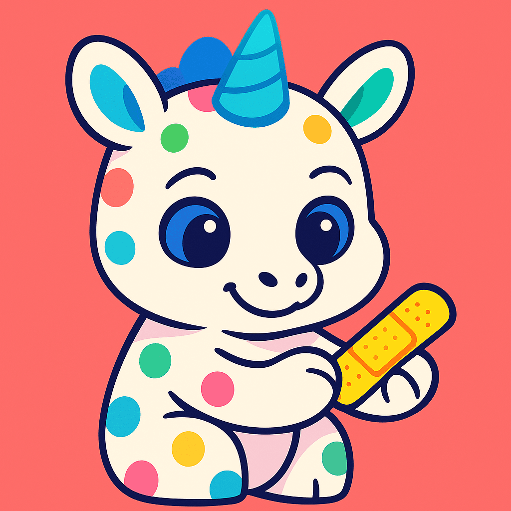 Remembering the gentle lesson from the sun’s warmth, Lumina rummaged through her supply kit and carefully placed a bright yellow Band-Aid over her paw.