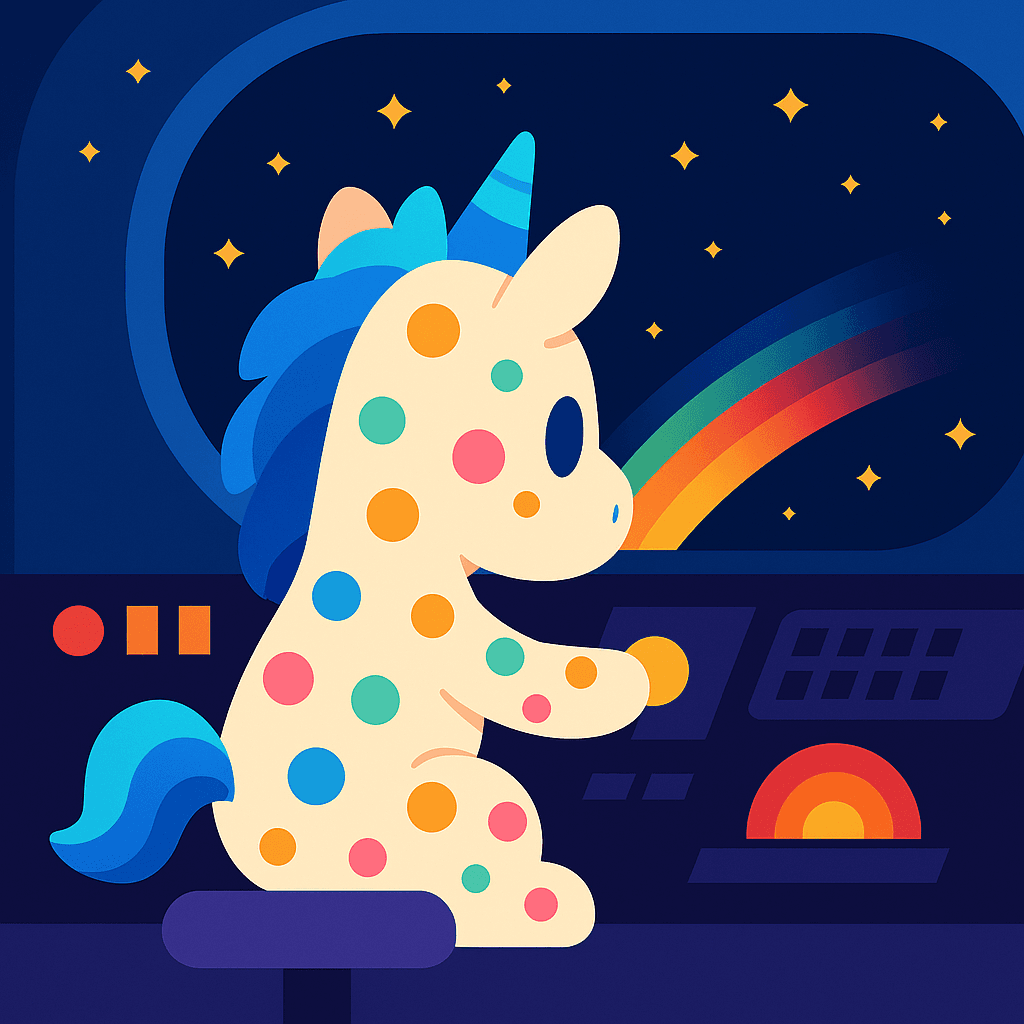 With practiced paws, Lumina set her spaceship’s controls for home. The engines purred, and the view shifted from the golden sun to the deep, velvet blue of space.