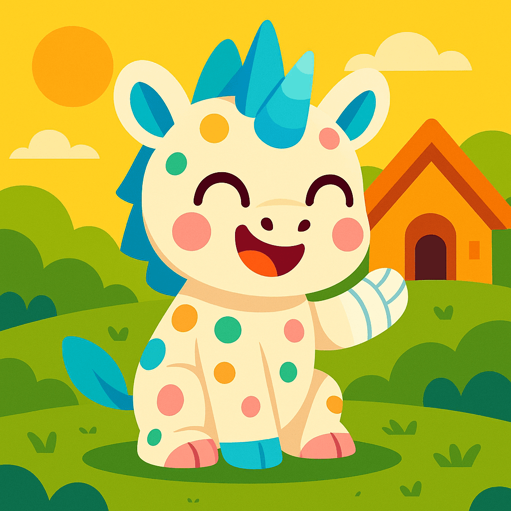 Lumina held up her bandaged paw and giggled, proud of her adventure and the lessons she’d learned.