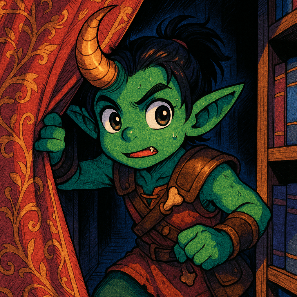 He tiptoed down the dim passage, the stones beneath his feet cool and slightly damp. Suddenly, a faint, pulsing light caught his eye—an artifact nestled in a dusty alcove, radiating a soft, iridescent glow.