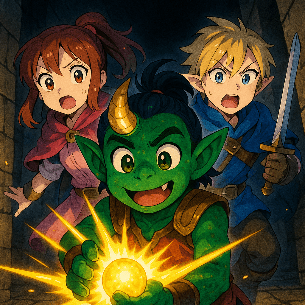 Gorath’s eyes widened with wonder. Carefully, he reached out, fingertips tingling as they brushed the mysterious object. The moment he touched it, a burst of shimmering energy erupted, echoing through the corridor.