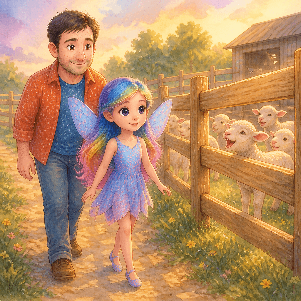 The fence line warmed under the morning sun, and the lambs’ bleats rose and fell like small songs.