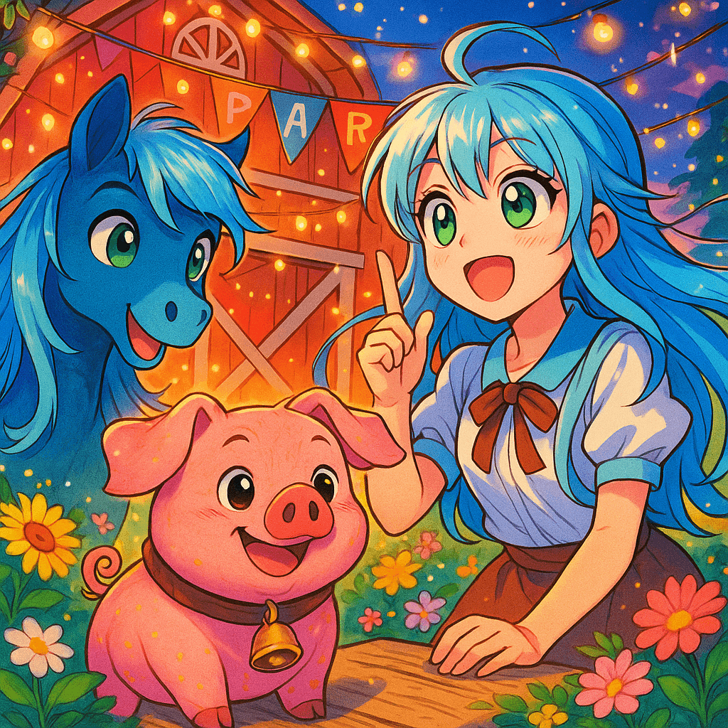 Branwen suggesting the farm party, with Percy asking what they need.